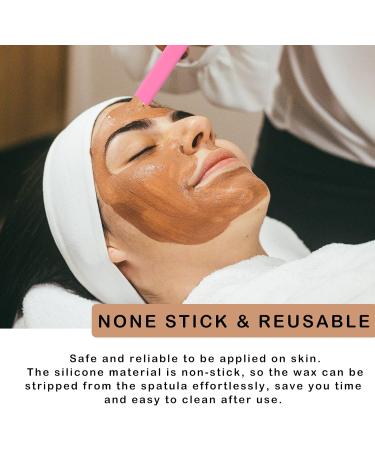 2 Pieces Non-stick Wax Spatulas Jar Spatulas Set Hair Removal Waxing Applicator Easy to clean Reusable Scraper Large Area Hard Wax Sticks for Body Use on Salon and Home Mixing Baking Scrapers 2 Count (Pack of 1) Pink - Buy Online on GoSupps.com