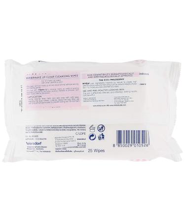 Nivea Makeup Clear Cleansing Wipes 25 Sheets - Gentle Makeup Remover for All Skin Types | International Shipping Available - Buy Online on GoSupps.com
