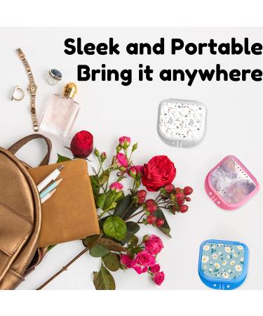 Cute Retainer Holder Case 3 Pack - Colorful Novelty Patterns for Aligners & Night Guards - Buy Online on GoSupps.com