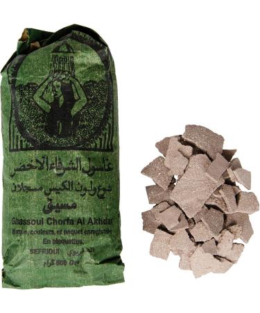 Ghassoul Lava Granules 500g | Original Moroccan Clay as a Face Mask in a Bag | Natural Exfoliation for Face Skin and Hair | Body Care Powder - Buy Online on GoSupps.com