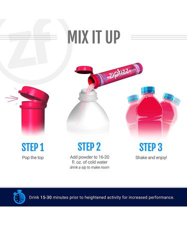 Zipfizz Fruit Punch Energy Mix - Healthy B12 Sports Drink, 20 Tubes (0.39 oz Each) - Buy Online on GoSupps.com