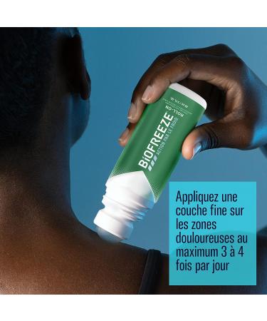 Biofreeze - Roll On Cold Action - Relies muscle and joint pain - 90 ml - Buy Online on GoSupps.com