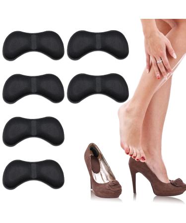 Hedge cushions 3 pairs heel pillow pads heel protection for shoes shoe cushion stick sticker handle insoles self -adhesive heel pillow inserts for loose shoes prevent heel slides