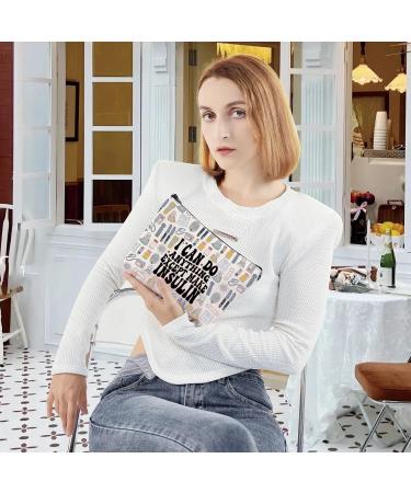 LEVLO Funny Diabetes Awareness Makeup Bag | Diabetic Gift - 'I Can Do Anything Except Make Insulin' Zipper Pouch for Women & Girls - Buy Online on GoSupps.com