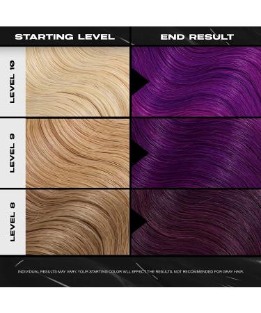 XMONDO Color Super Purple Hair Healing Semi Permanent Color - 8 Fl Oz | Vegan Formula with Hyaluronic Acid, Vegetable Proteins, & Bond Building Technology - Buy Online on GoSupps.com