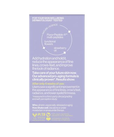 Pacifica Future Youth Time Shift Eye Serum Peptide Eye Serum for Fine Lines & Dark Circles Lifting & Firming Under Eye Treatment w/Flora + Peptide-11 Unscented Hydrating Gel for All Skin Types - Buy Online on GoSupps.com