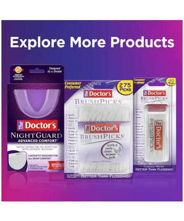 Buy Doctor s BrushPicks 2-in-1 Interdental Brushes & Dental Picks - 120 Count Plaque Remover for Teeth - Fast International Shipping - Buy Online on GoSupps.com