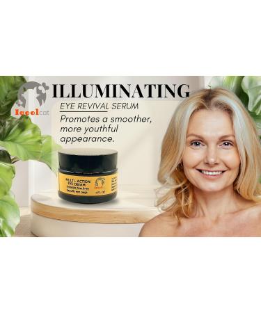 Best Anti-Aging Eye Cream with Squalane & Niacinamide - Reduce Dark Circles & Puffiness - 1oz - Buy Online on GoSupps.com