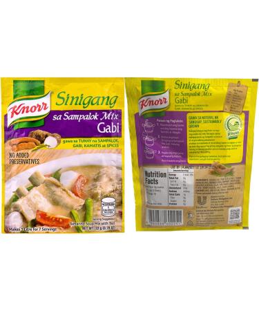 Knorr Sinigang sa Sampalok Soup Mix (22g (Pack of 4) Gabi) Gabi 5.5 g (Pack of 4) - Buy Online on GoSupps.com