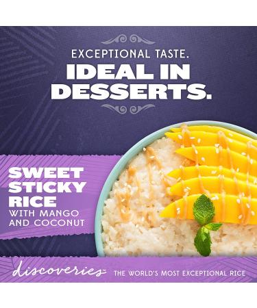 RiceSelect Discoveries Sweet Sticky Dessert Rice 14.5 oz Jar - Gluten-Free, Non-GMO, Vegan - White - Buy Online on GoSupps.com
