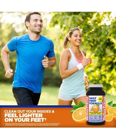 Yerba Prima Daily Fiber Formula 16 oz - Non-GMO, Gluten-Free, Orange Flavor - Made in USA - Buy Online on GoSupps.com