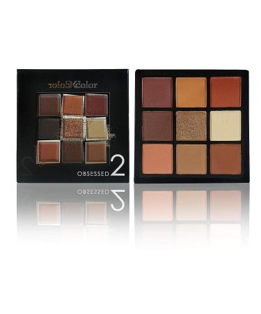 Obsessed 9 Color Eyeshadow Palette (Obsessed 2) - Vibrant Shades for Stunning Eye Looks - Buy Online on GoSupps.com