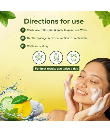 Sri Sri Ayurveda Cucumber Face Wash 60ml | Refreshing Natural Skincare for All Skin Types - Shop Internationally - Buy Online on GoSupps.com