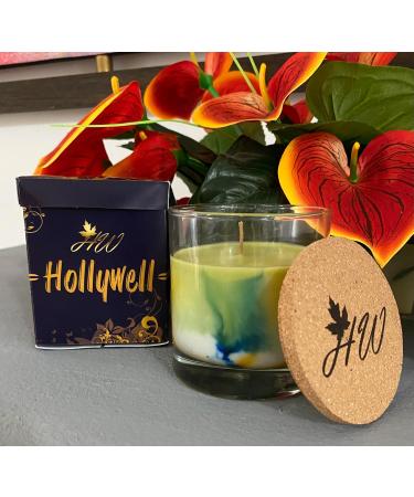 Hand-Poured Scented Marble Candle - Long-Lasting 60 Hour Burn for Weddings Dinners and Home Decor - Elegant Blue D cor Piece - Buy Online on GoSupps.com