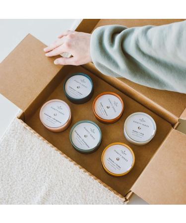 Calyan Wax Soy Candle Gift Set | The Dignity Series | Set of 6 Premium Scented 7oz Candles | Perfect Gift for Women Birthdays & Anniversaries | 100% Soy Wax - Buy Online on GoSupps.com