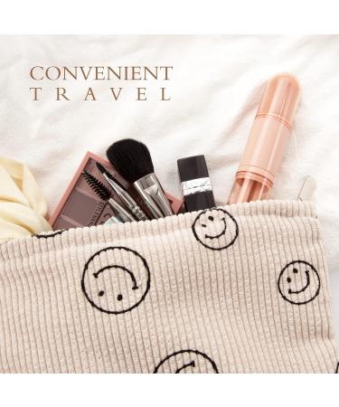 Travel Makeup Brushes Set: 4 in 1 Mini Cute Makeup Brush Retractable Professional Foundation Blending Powder Eye Shadow Brush for Women Facial Cosmetics Makeup Brush Set - Buy Online on GoSupps.com