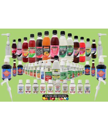Aromhuset Zero Cola Soda Syrup Concentrate 500ml - Makes 12.5 Litres of Sugar-Free Soft Drink - Buy Online on GoSupps.com