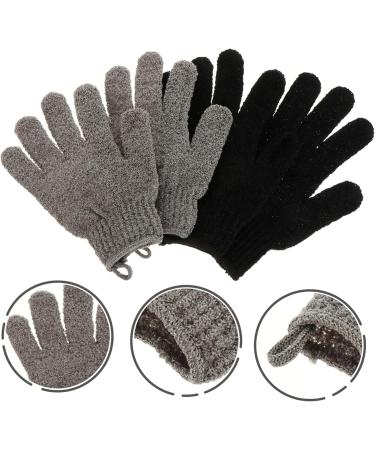 Beavorty 2 Pairs Five Finger Bath Gloves Bathing scrubbers Bath Ball Mesh loofah Gloves sponges for Cleaning exfoliating Bath Gloves for Shower Scrub Glove Remover Miss Polyester Frosted - Buy Online on GoSupps.com