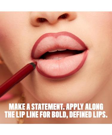 NYX Professional Makeup Line Loud Lip Liner - Longwear Pigmented Pencil with Jojoba Oil & Vitamin E | Make A Statement 0.04 oz - Shop Internationally - Buy Online on GoSupps.com