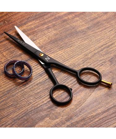 NARZ Professional Hairdressing Scissors - 6 Stainless Steel Hair Cutting Scissors for Men & Women - Ideal for Barbers & Hairdressers - Royal Black - Buy Online on GoSupps.com