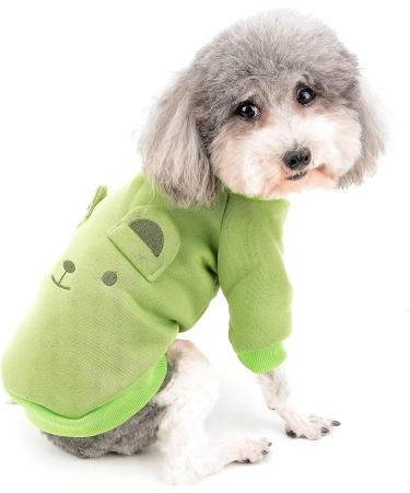 Zweitea Winter Coats for Small Dogs - Soft & Warm Jackets for Puppies | Cold Weather Clothing for Chihuahuas & Yorkies - XXL Green - Buy Online on GoSupps.com