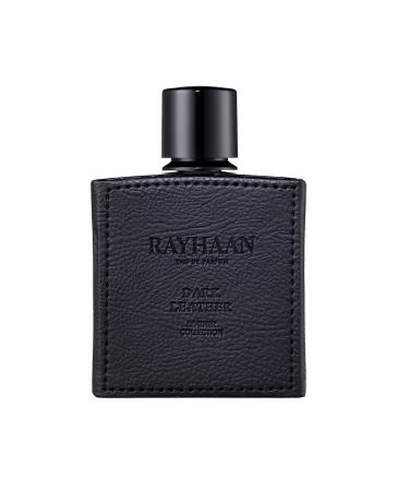 RAYHAAN Dark Leather for Men Eau de Parfum Spray 3.4 Ounce