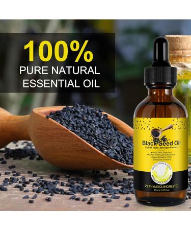 AIQIUSHA Organic Black Sesame Oil 120ML - Pure Cold Pressed for Body Hair Skin | Unrefined Essential & Massage Oil | Anti-Aging Hair & Eyelash Treatment - Buy Online on GoSupps.com