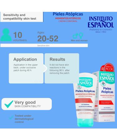 Instituto Espa ol Body Cream | Atopic Moisturizing Cream for Eczema Irritation | Multi-purpose Scented Moisturizing Cream for Body Hands 300 ml - Buy Online on GoSupps.com