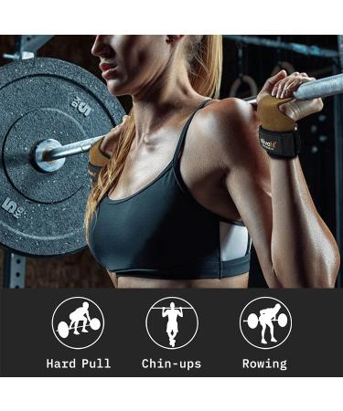 ATIVAFIT Neoprene Padded Lifting Straps & Gloves for Weightlifting, Powerlifting, Bodybuilding - Heavy Duty Wrist Support for Strength Training - Men and Women - Buy Online on GoSupps.com