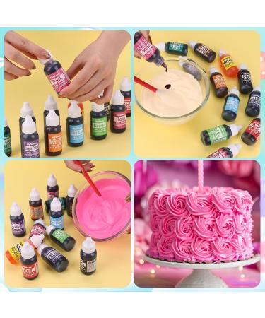 Colorant Alimentaire Gel 40g Colorant Alimentaire Concentr pour G Teaux Cuisson D Coration Comestible Inodore Peinture Alimentaire pour Slime Fondant Biscuits Sans Go t-Rose Rose 30 ml (Lot de 1) - Buy Online on GoSupps.com