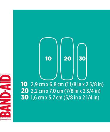 Band-Aid Adhesive Bandages for Cuts and Scrapes Skin-Flex Assorted Sizes Value Pack Small Regular Large 60 Bandages - Buy Online on GoSupps.com