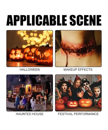 Buy Halloween SFX Makeup Kit | Bruise Makeup Scar Wax & Fake Blood for Safe & Stunning Special Effects - Buy Online on GoSupps.com
