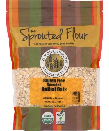 TO YOUR HEALTH SPROUTED FLOUR Organic Sprouted Rolled Oats, 16 OZ