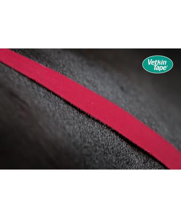 Vetkintape Kinesiology Tape for Animals - Red (3cm x 5m) | Latex-Free T V-Certified Kinesiotape for Horses & Dogs | 25% Stronger Adhesive | Pack of 2 Rollers - Buy Online on GoSupps.com