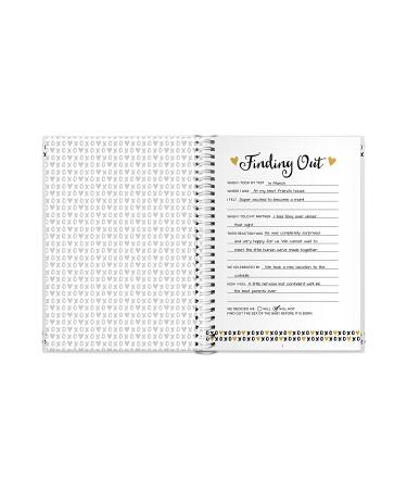 Pearhead Pregnancy Journal & Keepsake Book - Gender Neutral Memories Album for Baby Boy or Girl - Black and White Design - 1 Count - Buy Online on GoSupps.com