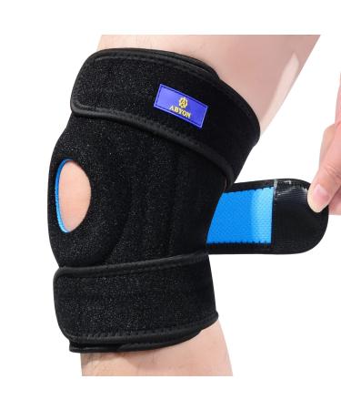ABYON Knee Braces for Knee Pain Plus Size  Knee Brace with Side Stabilizers & Patella Gel Pad for Meniscus Tear  Arthritis  Joint Pain Relief and Fast Recovery  Adjustable Maximum Knee Support for Men and Women XX-Large ...