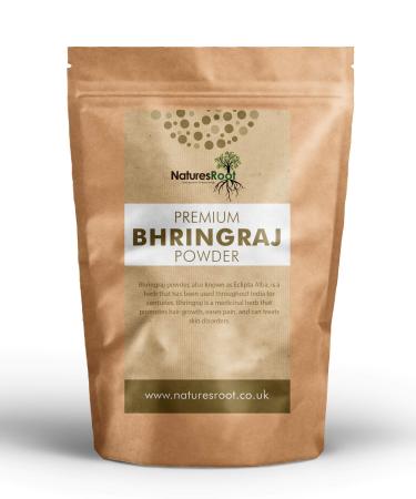 Natures Root Pure Bhringraj Powder 500g - For Healthy Hair Growth | Eclipta Alba Powder | For a Dandruff-Free Scalp