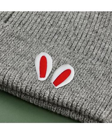 MCAORI 5pairs Rabbit/Cat Ear Shape Appliques DIY Hair Clip Keychains Gloves Clothes Sewing Materials Patches Hair Accessories - Buy Online on GoSupps.com