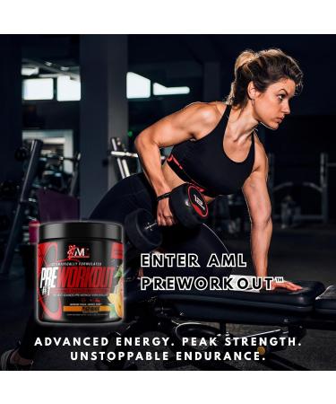 Advanced Molecular Labs - Pre Workout Powder Increase Drive & Enhance Performance Peach Mango 18.03 oz - Buy Online on GoSupps.com