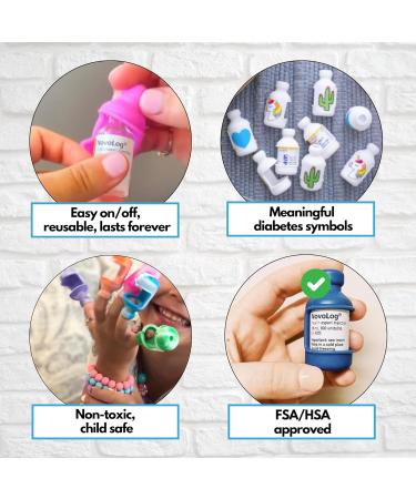 VIAL SAFE Insulin Vial Protector - Durable Silicone Case for Humulin R U-500 | 2-Pack Tie Dye Blue | Diabetes Care Essential - Buy Online on GoSupps.com