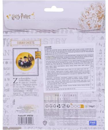 PME Harry Potter Small Sugar Sheet Cake Topper - Magical Decoration for Your Celebration - Buy Online on GoSupps.com