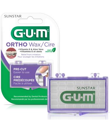 GUM-724RQD Orthodontic Wax Mint with Vitamin E and Aloe Vera