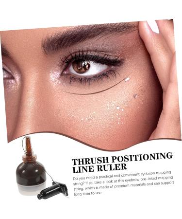 Didiseaon 3pcs string Line Linem M Draw Eyebrow Brown A Ink Eye Mapping Miss Tool Makeup Ruler Women - Buy Online on GoSupps.com