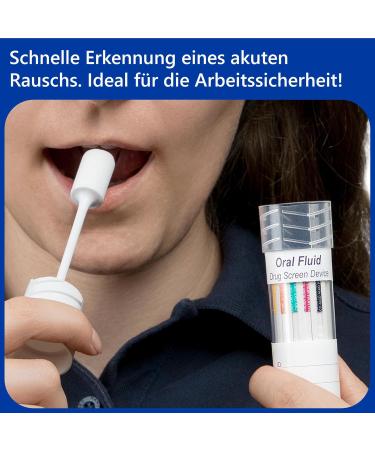 Buy LuxMediq 5x Saliva Drug Test for 11 Drug Species + Alcohol Rapid Multi-Drug & THC Cocaine Amphetamine Detection - Buy Online on GoSupps.com