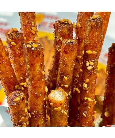 MKSDDF -latiao Chinese snacks latioa Asian snacks latiao latioa spicy strips spicy snacks spicy pepper strips spicy coriander strips. 1 bag of 70g (strips - Buy Online on GoSupps.com