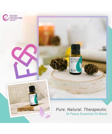 Rocky Mountain Oils at Peace Essential Oil Blend - Relaxing Aromatherapy Oils for Diffuser & Topical Use - 15ml - Buy Online on GoSupps.com