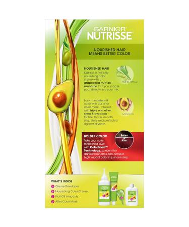 Garnier Nutrisse Ultra Color R2 Medium Intense Auburn (Goji Berry) Red Hair Dye - 1 Count - Buy Online on GoSupps.com