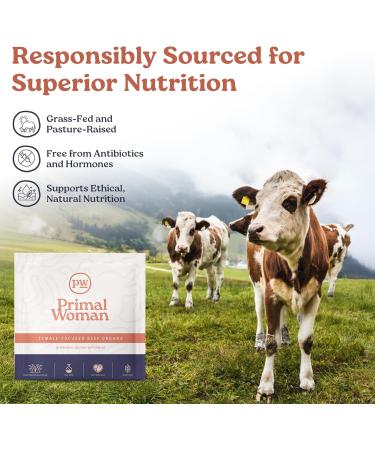 Primal Woman Beef Organ Supplement for Women - Heart, Liver for Women, Grass Fed, Pasture Raised Liver | Primal Beef Organ Capsules Woman (60 Capsules) - Buy Online on GoSupps.com