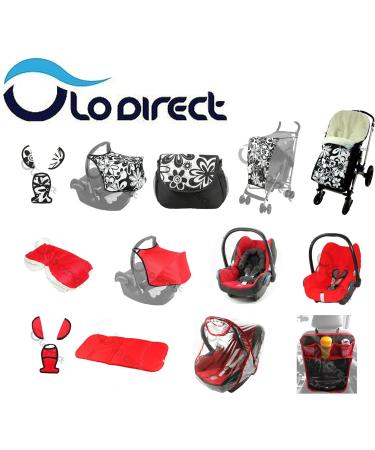 Universal Car Seat Belts Pads Shoulder Strap & Crotch Cover - Fits Most Seats, Maxi COSI - Rich Black - Buy Online on GoSupps.com