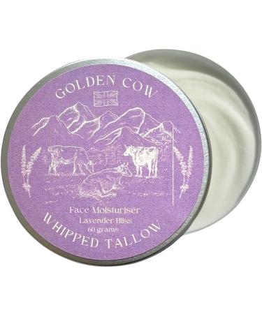 Beef Tallow Balm Organic Grass Fed Beef Tallow Face Cream & Moisturiser for Skin Care Hydrating Tallow Balm for Dry Skin Natural Organic Skincare with Grass Fed Beef Tallow for Face (60g) 2 Ounce (Pack of 1)